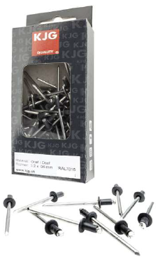 Nýt trhací KJG ocel barevný 3,2 x 8 mm - RAL 8004 cihlová